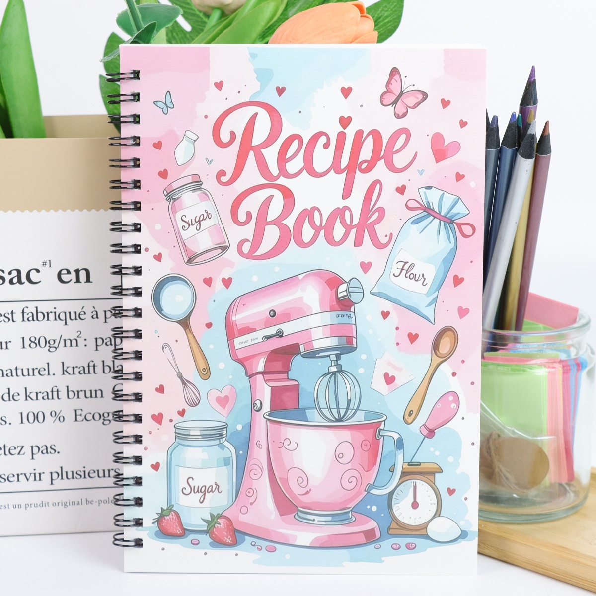 Meal Prep Book - Персональная книга рецептов - для рукописного