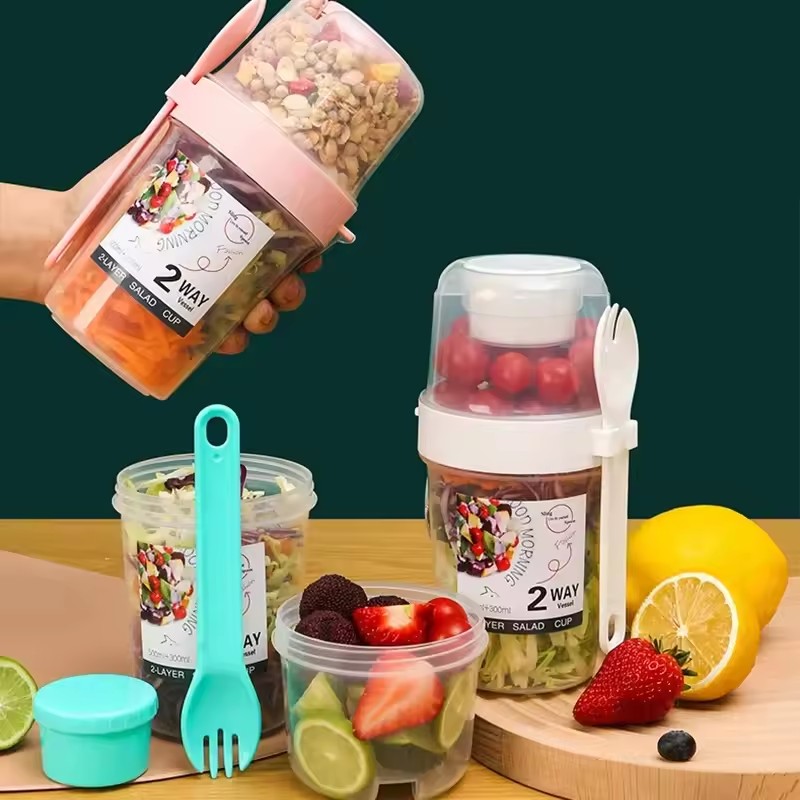 Meal Prep Oatmeal - Чашка для овсянки для салата, 500