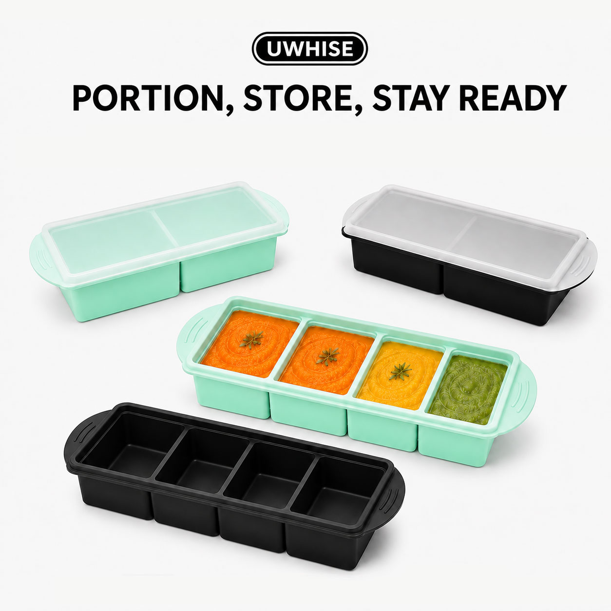 Meal Prep Chia Pudding - Силиконовый контейнер для заморозки супа Uwhise
