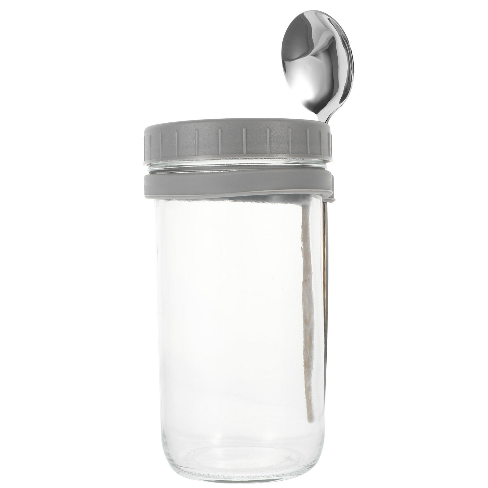 Overnight Oat Jar - Набор из 1 стильной стеклянной герметичной