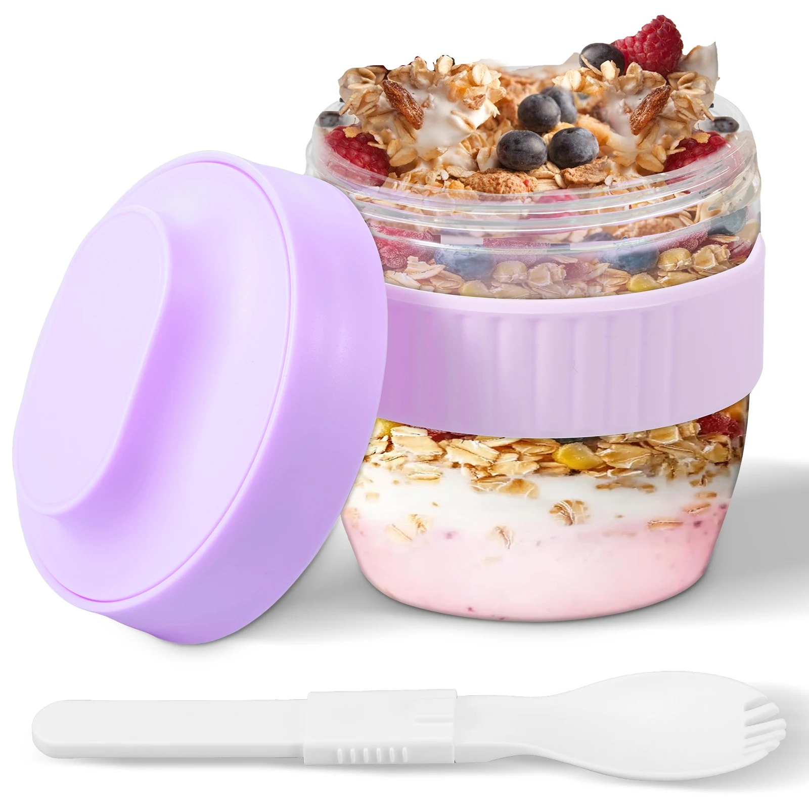 Meal Prep Overnight Oats - Двухслойный контейнер для овсянки на ночь