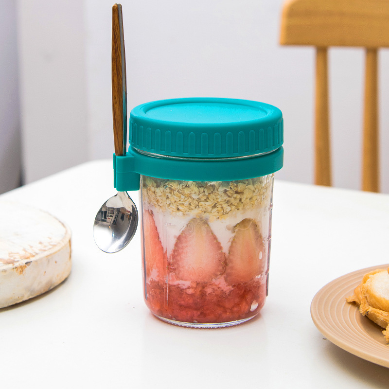 Overnight Oat Jar - Стеклянная банка для овсянки на ночь