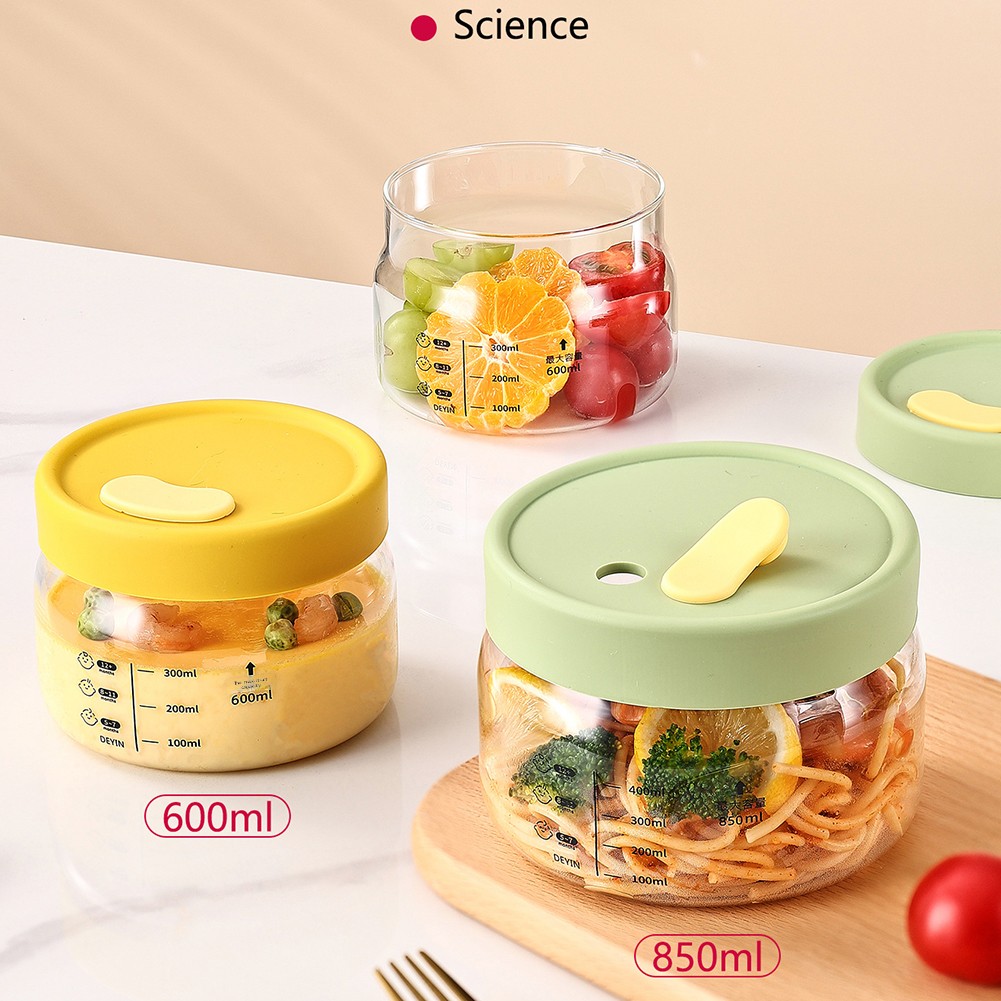 Meal Prep Glass Containers Oven Safe - 600-850 мл стеклянный контейнер для хранения
