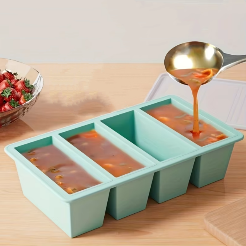 Meal Prep Chef - 1 шт. силиконовый лоток для морозильной