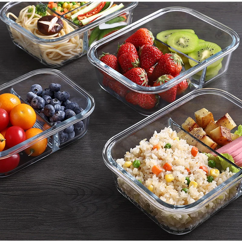 Стеклянный ланч-бокс, герметич – обзор и цена Meal Prep Glass Containers Oven Safe
