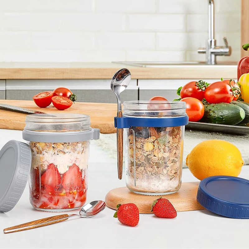 Набор из 4 контейнеров для овс – обзор и цена Overnight Oat Jar