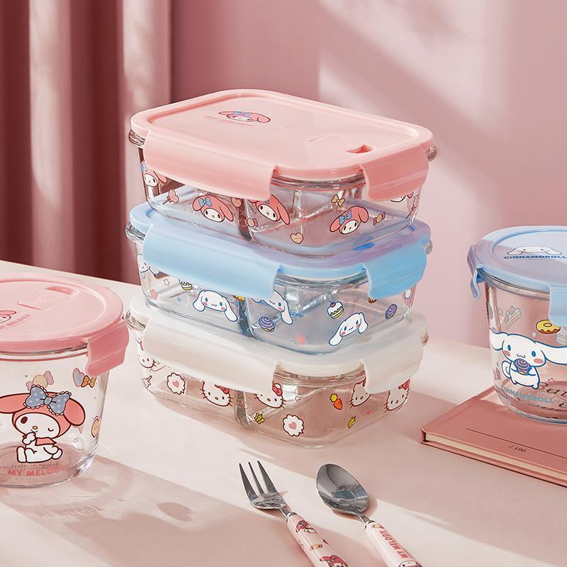 Набор ланч-боксов Hello Kitty  – обзор и цена Meal Prep Glass Containers Oven Safe