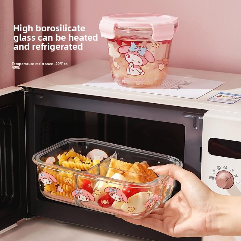 Набор ланч-боксов Hello Kitty  – обзор и цена Meal Prep Glass Containers Oven Safe