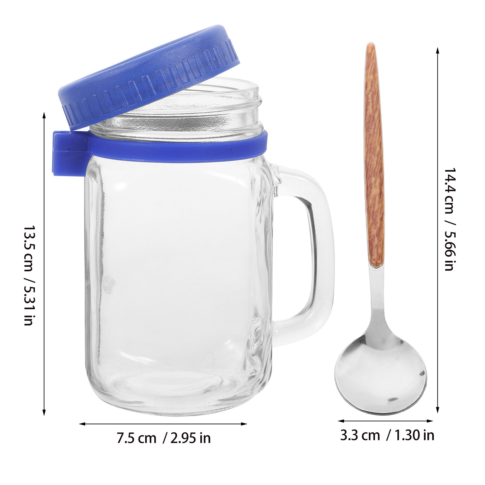 1 комплект стеклянных банок дл – обзор и цена Overnight Oat Jar