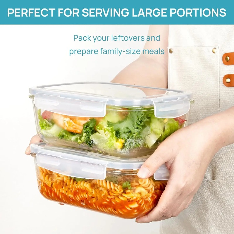 Набор стеклянных контейнеров д – обзор и цена Meal Prep Glass Containers Oven Safe
