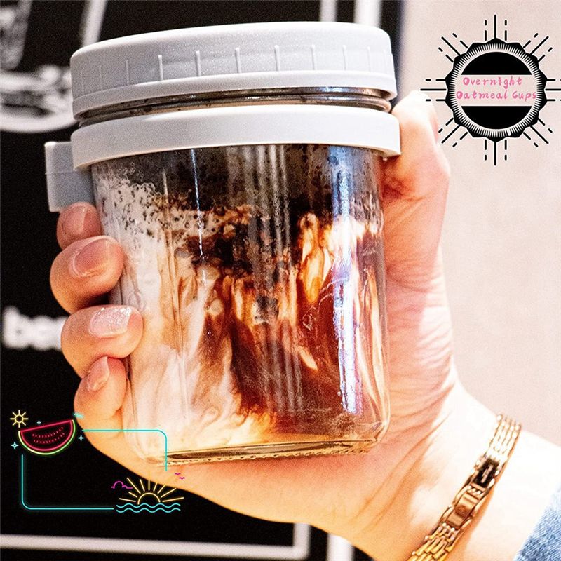 Многоразовая ночная банка для  – обзор и цена Overnight Oat Jar