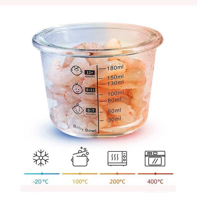 180 мл стеклянные банки для хр – обзор и цена Meal Prep Glass Containers Oven Safe