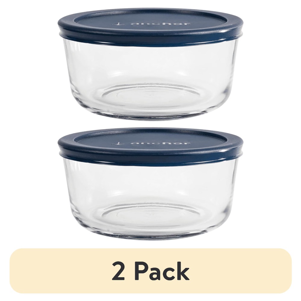 Набор из 2 круглых стеклянных  – обзор и цена Meal Prep Glass Containers Oven Safe