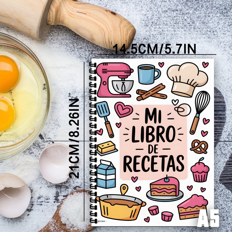 Блокнот для рецептов A5 на спи – обзор и цена Meal Prep Book